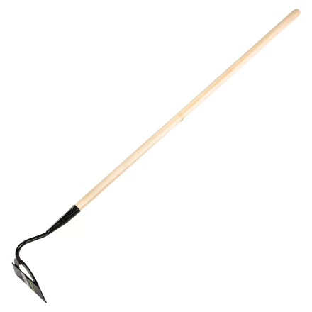 Мотыга стальная усиленная Сибртех, 190 х 60 х 1430 мм, деревянный черенок, Россия, 62283 купить в Уфе