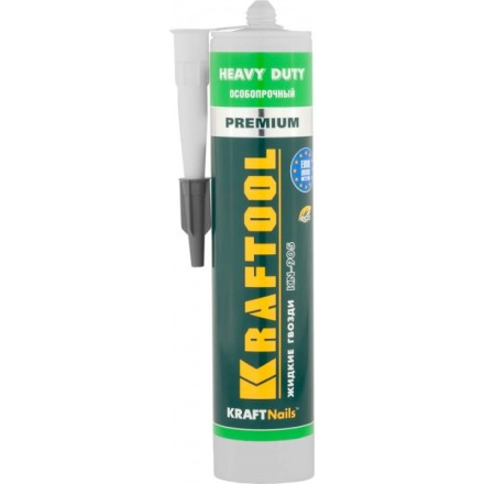Клей монтажный KRAFTOOL KraftNails Premium KN-905, особопрочный, многоцелевой, без растворителей, 310мл 41348_z01 купить в Уфе