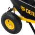 Тачка строительная Denzel 69000, усиленная, объем 140 л, 250 кг, двухколесная, колесо 15х6.00-6 купить в Уфе