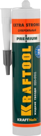 Клей монтажный KRAFTOOL KraftNails Premium KN-901, сверхсильный универсальный, для наружных и внутренних работ, 310мл 41343_z01 купить в Уфе
