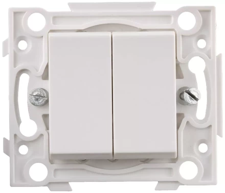 Выключатель СВЕТОЗАР проходной двойной SV-55231-2 купить в Уфе
