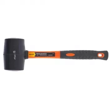 Киянка резиновая 450 г черная резина фибергласовая рукоятка SPARTA 11126 купить в Уфе