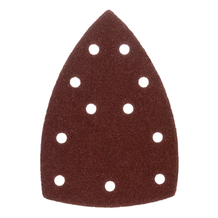 Треугольник абразивный на ворc. подложке под &quot;липучку&quot;, перф., P 60, 150х150х100 мм, 5 шт. Denzel 738587 купить в Уфе