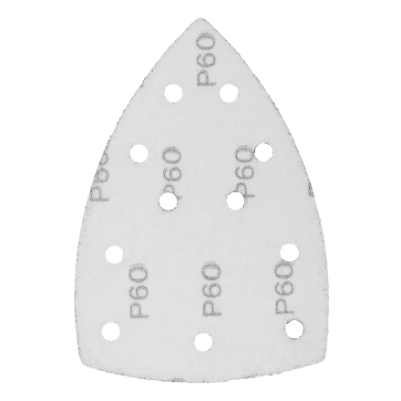 Треугольник абразивный на ворc. подложке под &quot;липучку&quot;, перф., P 60, 150х150х100 мм, 5 шт. Denzel 738587 купить в Уфе