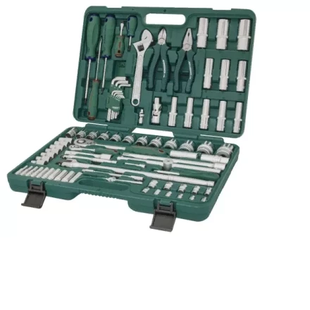 Набор головок торцевых универсальный 1/2&quot;DR 8-32мм  1/4&quot;DR 4-13мм  ключи угловые 1,5-10мм  отвертки   83предмета S04Н52483 S Jonnesway 48507 купить в Уфе