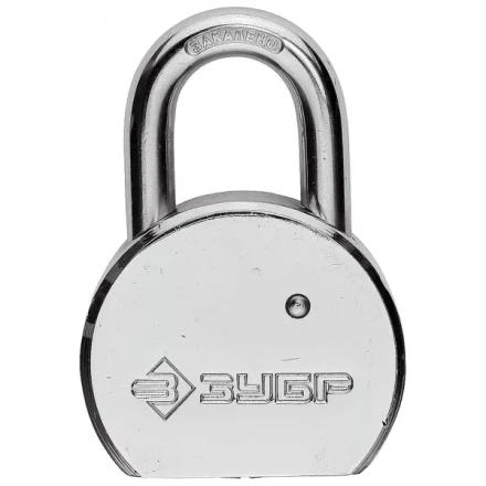 Замок навесной ЗУБР &quot;серия 271&quot; с закаленной дужкой, стальной корпус, 55мм 4-37271-55 купить в Уфе