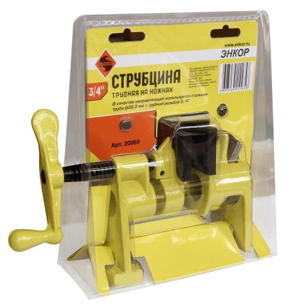 Струбцина трубная 3/4 на ножках Энкор 20069 купить в Уфе