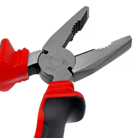 Плоскогубцы комбинированные Matrix, 180 мм, хром-ванадий, двухкомпонентные рукоятки, 17091 купить в Уфе