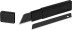 Лезвие OLFA &quot;BLACK MAX&quot; сегментированное, 5шт, 25х126х0,7мм OL-HBB-5B купить в Уфе