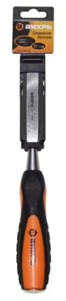 Стамеска-долото 24мм двухкомпонентная усиленная рукоятка CrV Вихрь купить в Уфе
