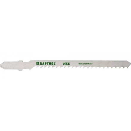 Полотна KRAFTOOL, T227D, для эл/лобзика, HSS, по мягкому металлу, фигурный рез, EU-хвост., шаг 3мм, 75мм, 2шт 159558-3 купить в Уфе