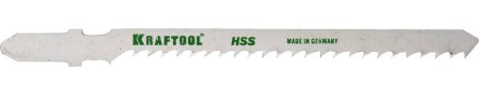 Полотна KRAFTOOL, T227D, для эл/лобзика, HSS, по мягкому металлу, фигурный рез, EU-хвост., шаг 3мм, 75мм, 2шт 159558-3 купить в Уфе
