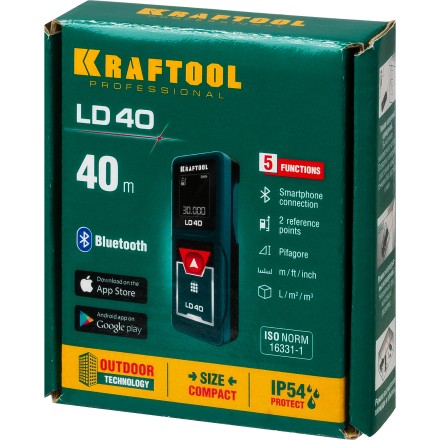 Дальномер лазерный LD-40, 40м 34763 купить в Уфе