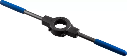 Плашкодержатель ЗУБР &quot;ПРОФЕССИОНАЛ&quot; со стопорными винтами, сталь 45, посадочный диаметр - 30 мм, высота - 11 мм, общая длина - 285 мм 28150-30 купить в Уфе