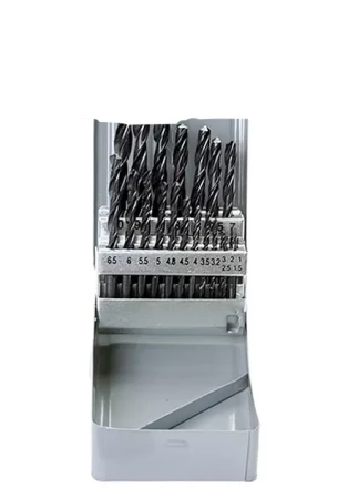 Набор сверл по металлу 1-10 мм (через 0,5 мм + 3,2 и 4,8 мм) HSS 21шт металлический бокс цилиндрический хвостовик SPARTA 723755 купить в Уфе