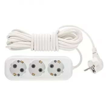 Удлинитель бытовой серия УХз-10-305, с заземлением, 5м, 3 розетки, 10A Stern 95767 купить в Уфе