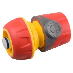 Соединитель GRINDA &quot;Premium&quot; с автостопом, пластмассовый с TPR, 3/4&quot; 8-426430