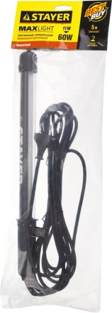 Светильник люминесцентный переносной, 5м, 11 (60) Вт, 220 В, STAYER 56065-11 купить в Уфе