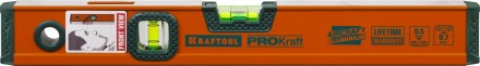 Уровень KRAFTOOL алюминиевый, 2 глазка, 40см 34721-040_z01 купить в Уфе