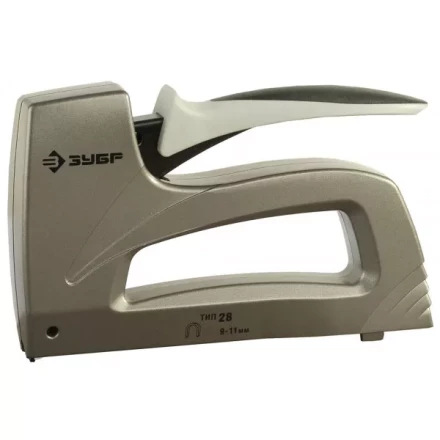 Степлер ЗУБР кабельный цельнометаллический корпус, тип 28, 9-11мм, диаметр кабеля 4,5мм 31579 купить в Уфе