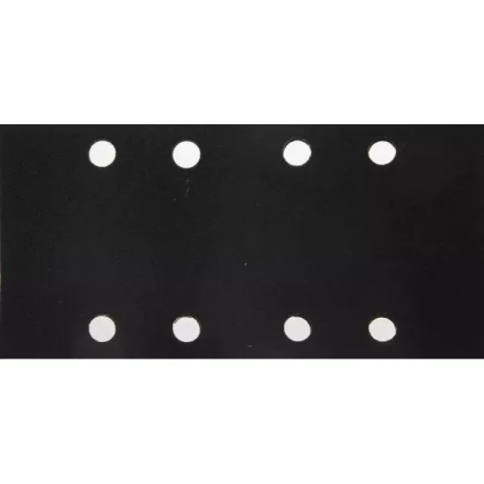 Лист шлиф. универсал. URAGAN &quot;Оптимален для твердых пород дерева&quot; 8 отверстий по линии, для ПШМ, P180, 80х166мм, 50шт 907-22101-180-50 купить в Уфе