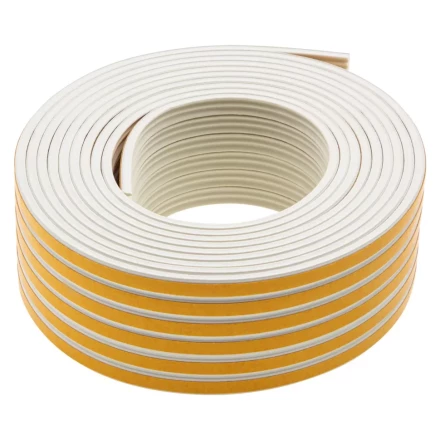 Уплотнитель резиновый, 24 м, профиль &quot;E&quot;, белый Сибртех 88905 купить в Уфе