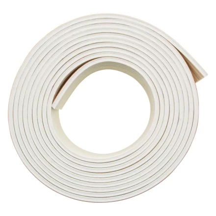 Уплотнитель резиновый, 24 м, профиль &quot;E&quot;, белый Сибртех 88905 купить в Уфе