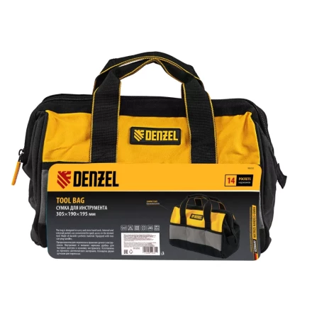Сумка для инструмента, 305х190х195 мм, 14 карманов// Denzel 90292 купить в Уфе