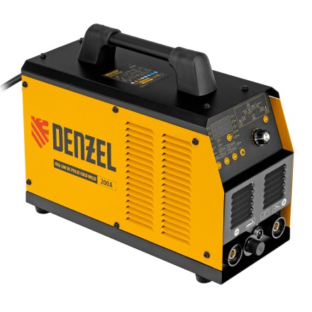 Аппарат инвертор. аргонодуговой сварки ITIG-200 DС Pulse Cold Weld, 200 А, ПВ 60%// Denzel 94329 купить в Уфе