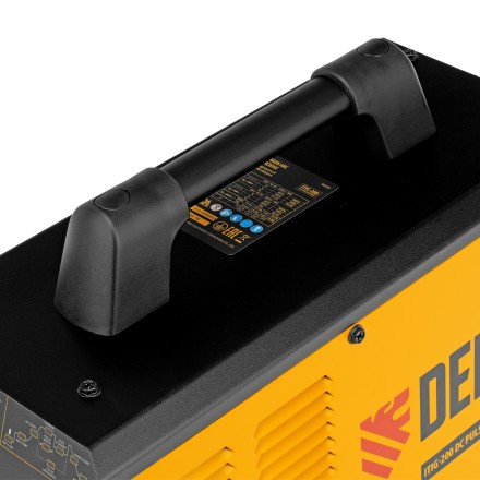 Аппарат инвертор. аргонодуговой сварки ITIG-200 DС Pulse Cold Weld, 200 А, ПВ 60%// Denzel 94329 купить в Уфе