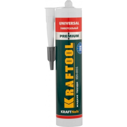 Клей монтажный KRAFTOOL KraftNails Premium KN-601, универсальный, для наружных и внутренних работ, 310мл 41341_z01 купить в Уфе