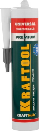 Клей монтажный KRAFTOOL KraftNails Premium KN-601, универсальный, для наружных и внутренних работ, 310мл 41341_z01 купить в Уфе
