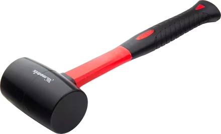 Киянка резиновая, 680 г, черная резина, фибергласовая рукоятка MATRIX 11193 купить в Уфе