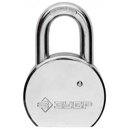 Замок навесной ЗУБР &quot;серия 271&quot; с закаленной дужкой, стальной корпус, 65мм 4-37271-65 купить в Уфе