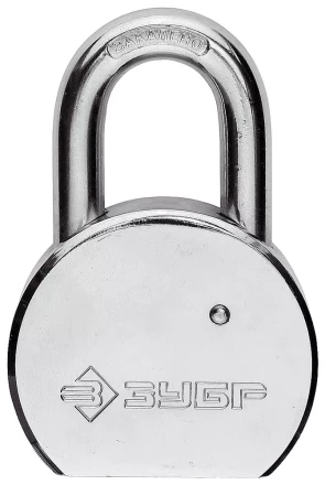 Замок навесной ЗУБР &quot;серия 271&quot; с закаленной дужкой, стальной корпус, 65мм 4-37271-65 купить в Уфе