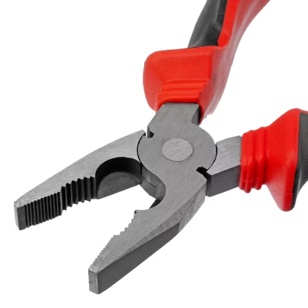 Плоскогубцы комбинированные Matrix, 200 мм, хром-ванадий, двухкомпонентные рукоятки, 17092 купить в Уфе