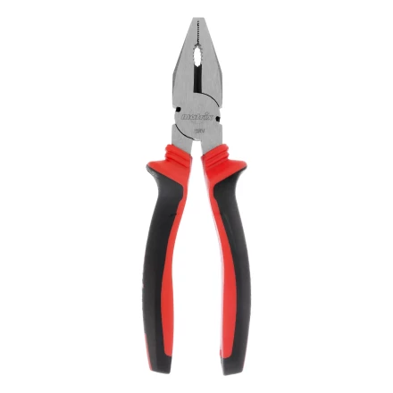 Плоскогубцы комбинированные Matrix, 200 мм, хром-ванадий, двухкомпонентные рукоятки, 17092 купить в Уфе