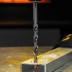 Сверло спиральное по металлу Denzel, 10 х 184 мм, Р6М5, Golden Tip, удлиненное 718263 купить в Уфе