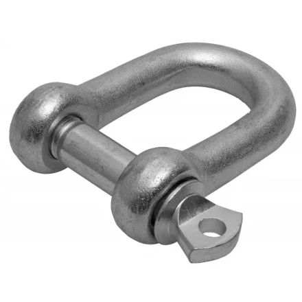 Скоба такелажная ЗУБР, тип прямой, оцинкованная, 12мм, 1 шт 4-304516-12 купить в Уфе