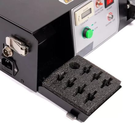 Пресс-клещи электрические КВТ ПКЭ-01 для опрессовки наконечников и разъемов матрицами МПК (87730) купить в Уфе