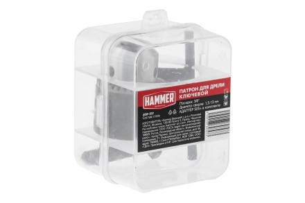 Патрон для дрели HAMMER Ф13мм 3/8&quot; (208-103) купить в Уфе