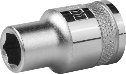 Торцовая головка KRAFTOOL &quot;INDUSTRIE QUALITAT&quot;, Cr-V, FLANK, хромосатинированная, 1/2&quot;, 10 мм 27805-10_z01 купить в Уфе