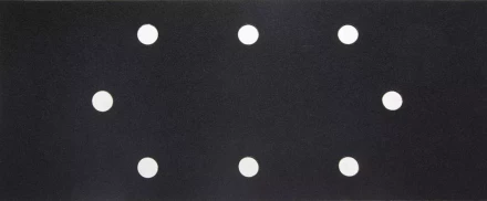 Лист шлиф. универсал. URAGAN &quot;Оптимален для твердых пород дерева&quot; 8 отверстий по линии, для ПШМ, P180, 93х230мм, 50шт 907-22102-180-50 купить в Уфе