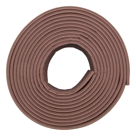 Уплотнитель резиновый, 24 м, профиль &quot;E&quot;, коричневый Сибртех 88906 купить в Уфе