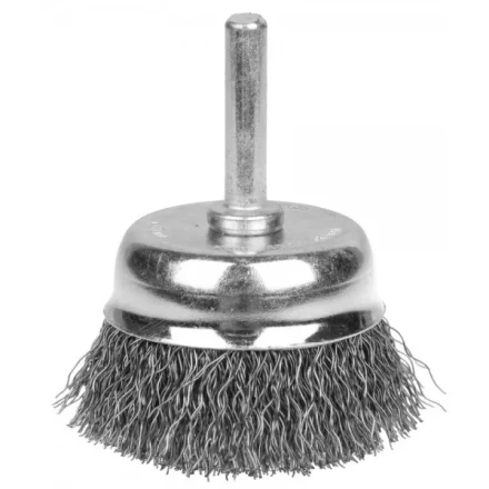 ЗУБР &quot;ЭКСПЕРТ&quot;. Щетка чашечная для дрели, витая стальная проволока 0,3мм, 75мм 35253-075_z01 купить в Уфе