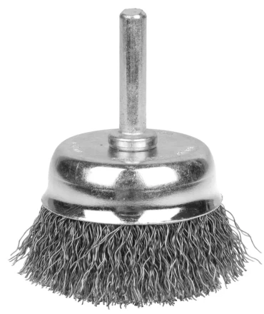 ЗУБР &quot;ЭКСПЕРТ&quot;. Щетка чашечная для дрели, витая стальная проволока 0,3мм, 75мм 35253-075_z01 купить в Уфе