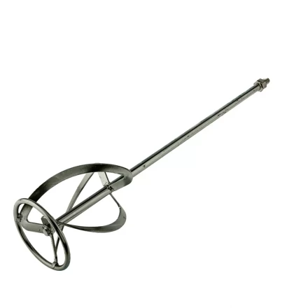 Насадка для миксера Сибртех 848947 , для тяжелых растворов, 120 х 590 мм, оцинкованная, хвостовик резьба М14 купить в Уфе