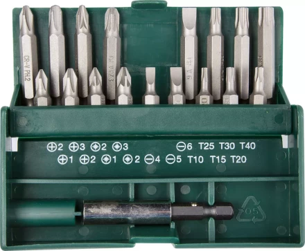 Набор бит &quot;EXPERT&quot;, KRAFTOOL 26131-H18, с магнитным адаптером в бит-боксе, 18 предметов 26131-H18 купить в Уфе