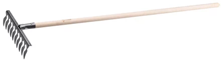 Грабли ЗУБР садовые с черенком, 10 витых зубцов 4-39581-10 купить в Уфе