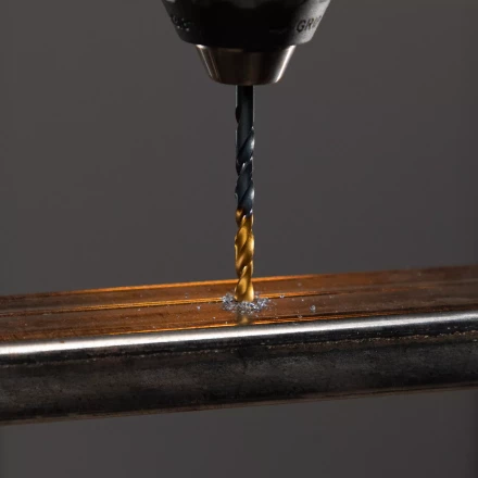 Сверло по металлу, 4 мм, HSS-Tin, Golden Tip, 10 шт. Denzel 717209 купить в Уфе